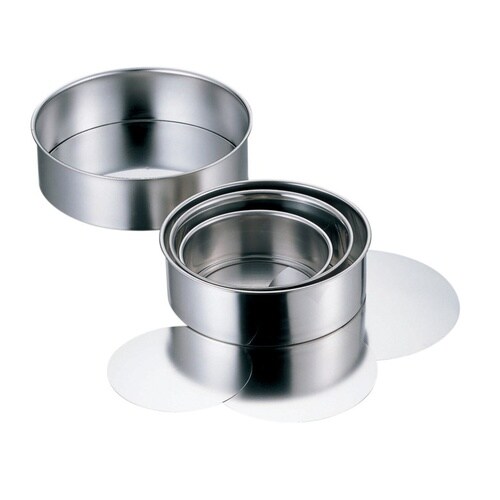 ステン総絞りレアケーキ型底取