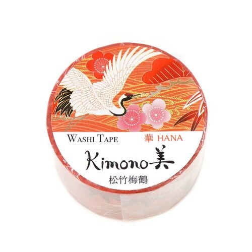 GR−1092 kimono美 松竹梅鶴