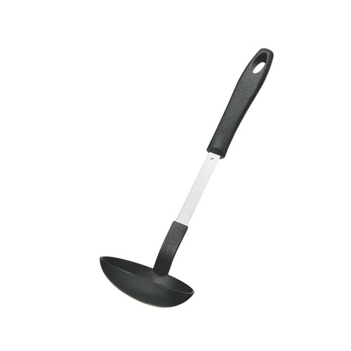 田辺 抗菌耐熱お玉 ブラック