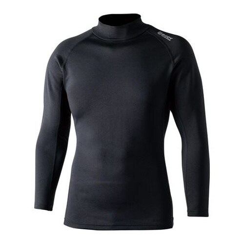 ロングスリーブ ハイネック S 黒