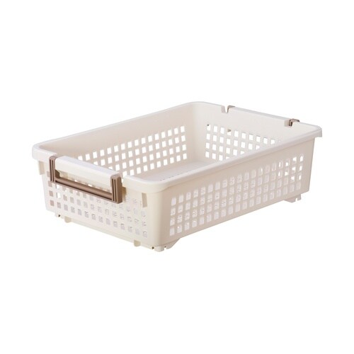 ハンディーバスケット浅ワイドキャスター付