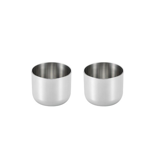 よこやま ステンレスぐい呑み 2P