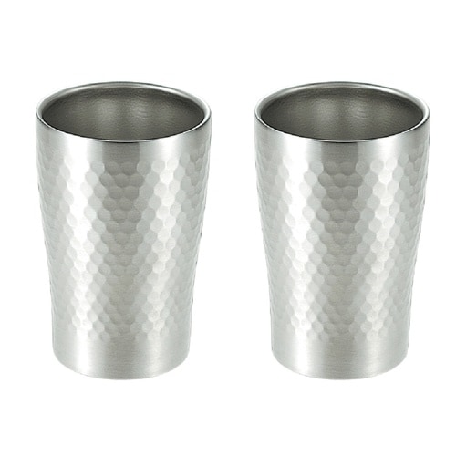 ステンレス二重タンブラー280ml 2pcs