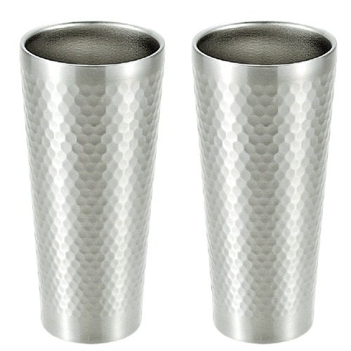 ステンレス二重タンブラー420ml 2pcs