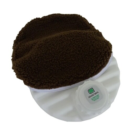 ポリ湯たんぽホワイト650カバー付