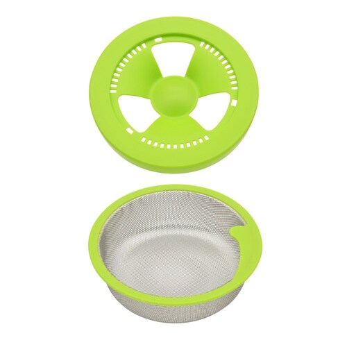 ゴミカゴプレートセット グリーン