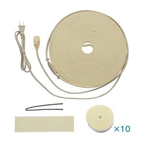 凍結防止ヒーター 20mサーモ付