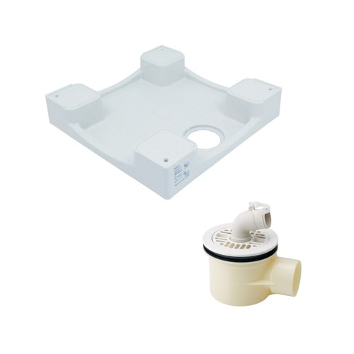 防水パン横引トラップセット