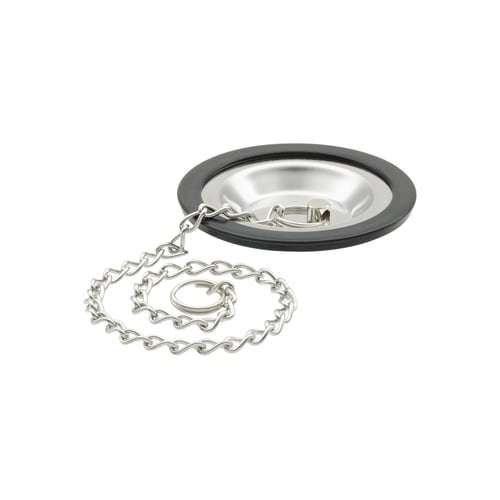 排水口の止水フタ 鎖付