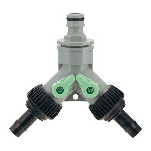 止水コック付分岐アダプター