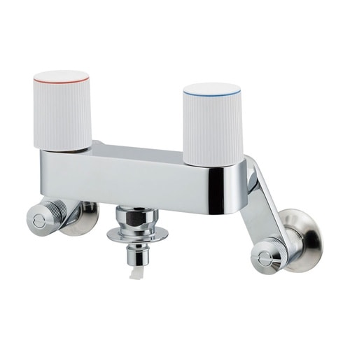 洗濯機用混合栓ストッパー付