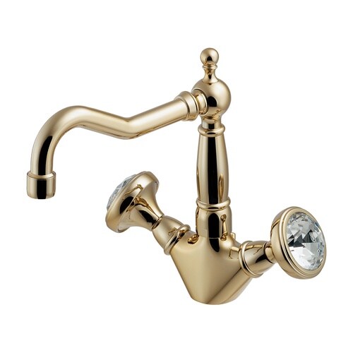 ハンドル混合栓アンティークGD