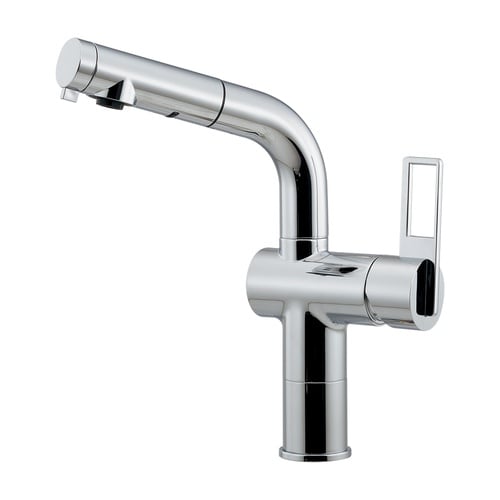 シングルレバー引出混合栓