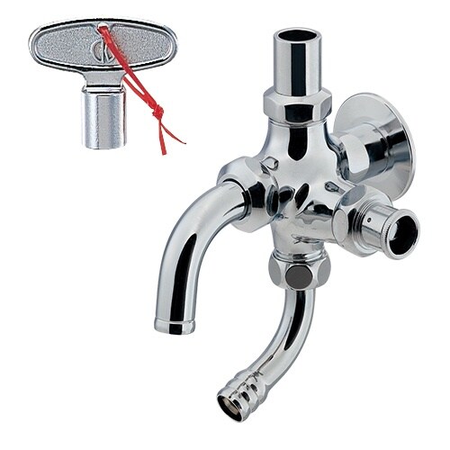 共双口万能ホーム水栓凍結止