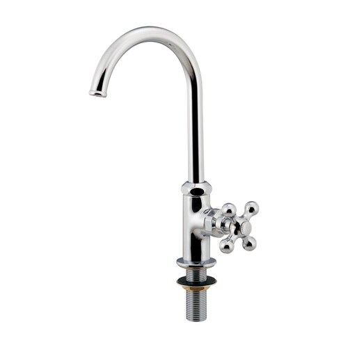 立形スワン水栓凍結防止つき