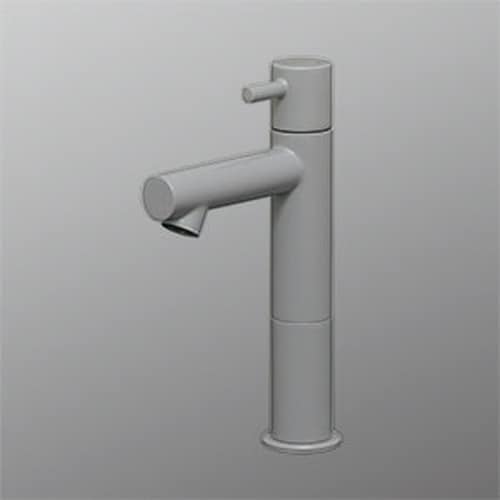 立水栓ロングボディマットグレー