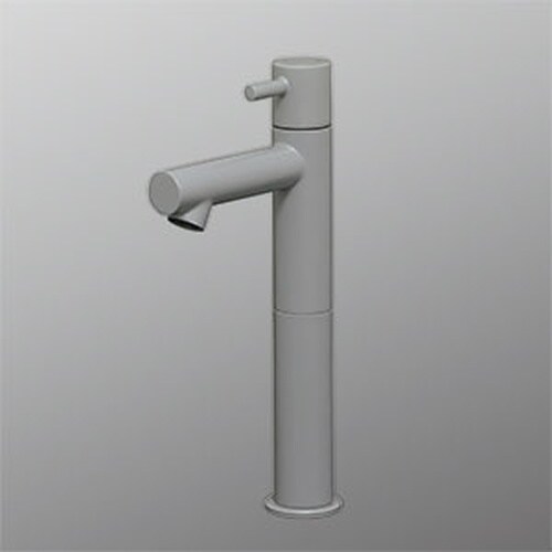 立水栓ロングボディマットグレー