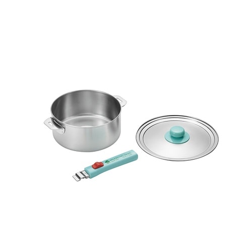 ステンレス鍋18cm・着脱ハンドル