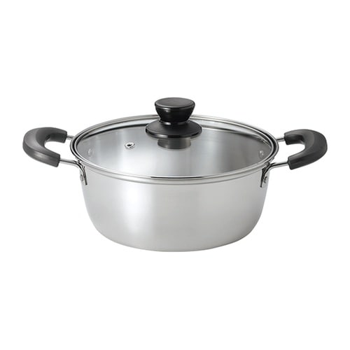 ステンレス製両手鍋