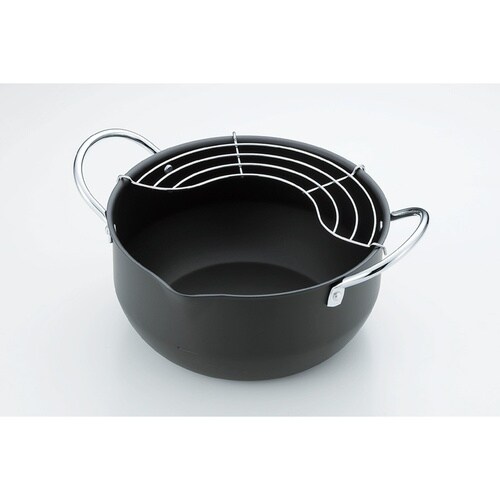 たっぷり深型揚げ鍋22cm