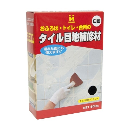 タイル目地材 600g 白