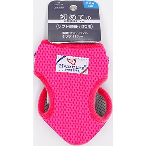 パピーリボン胴輪付リード