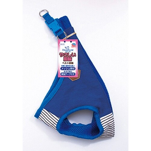 HDデニムヒッコリーベスト胴輪2S/青