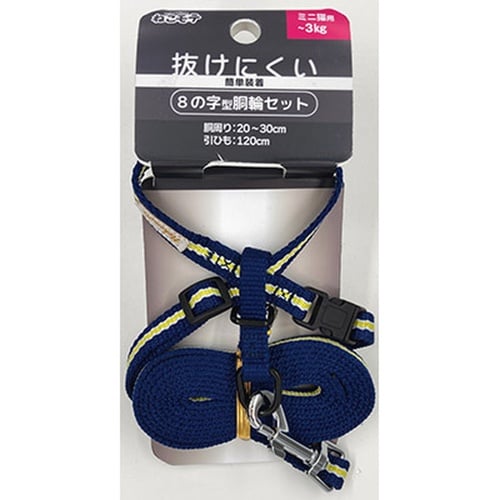 ねこモテ ストライプ8胴輪セット