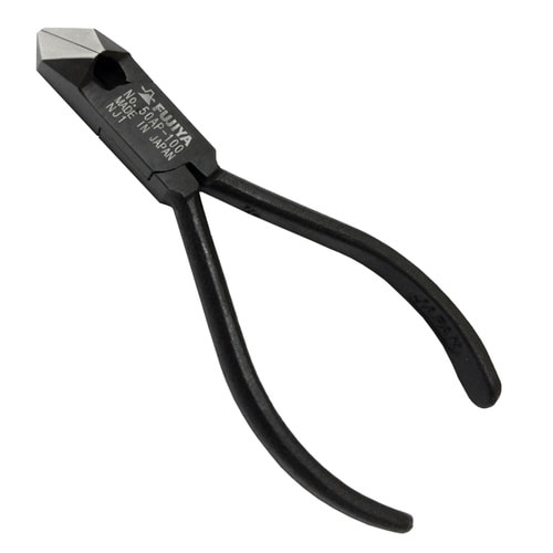 ニッパ斜刃2枚パーカー曲刃