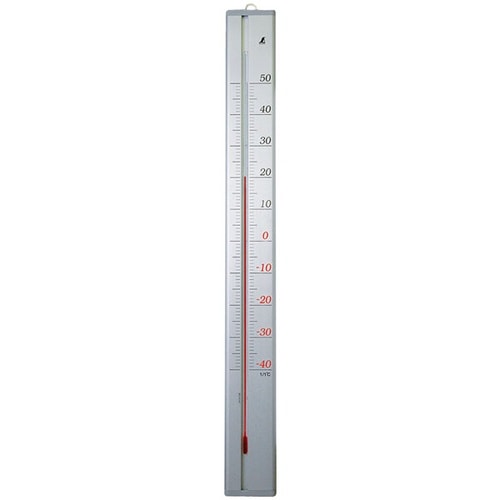シンワ72993寒暖計アルミ製75