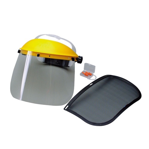 刈払い作業用フェースプロテクター