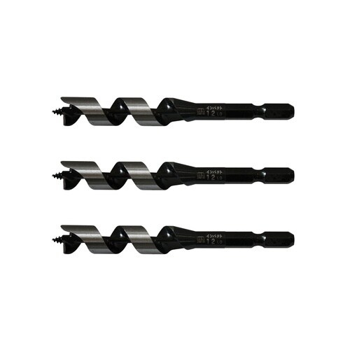 インパクトビットショート12mm 3入