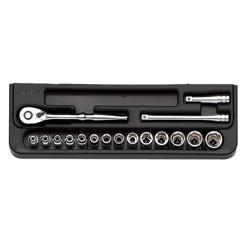 17点組 6.3SQ ソケットレンチセットミリ