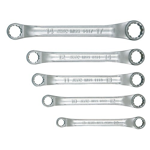 45゜X6゜オフセット ショートメガネレンチセット