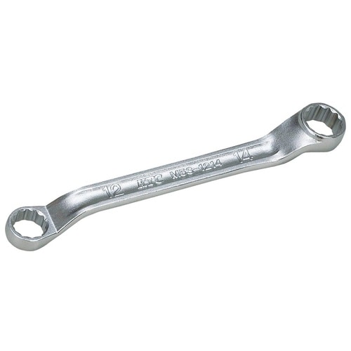 45゜X6゜ ショートメガネレンチ 12×14mm