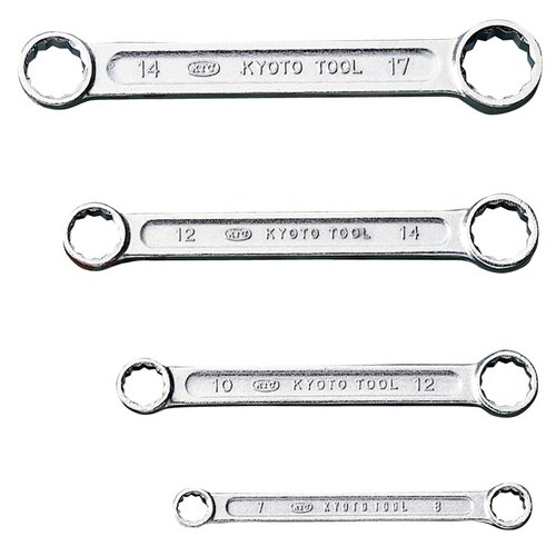 4本組 ストレート ショートメガネレンチセット