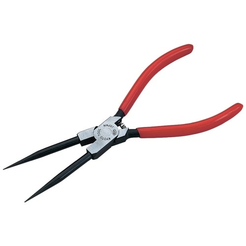 直型ロングスナップリングプライヤ 穴用 φ1.2