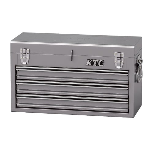 チェスト メタリックシルバ 520×215×300