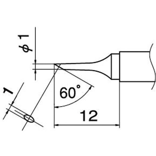 T12シリーズ こて先1C型