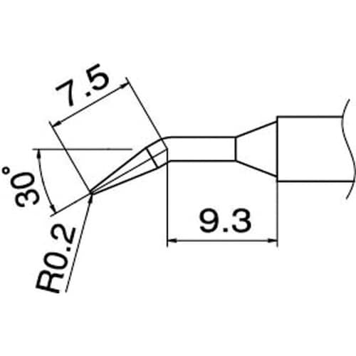 T12シリーズ こて先0.2JL型