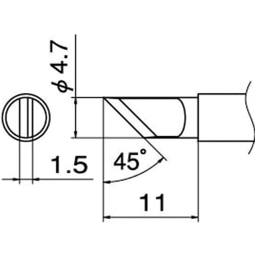 T12シリーズ こて先KR型