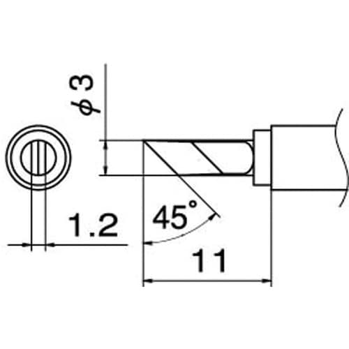 T12シリーズ こて先KU型