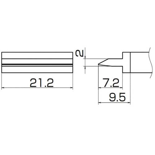 T12シリーズ こて先スパチュラ型 21.2