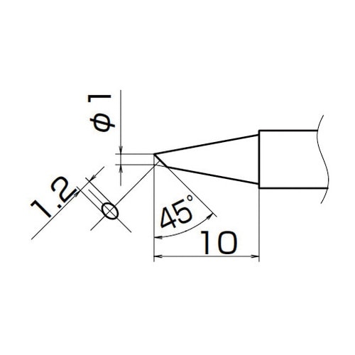 T12シリーズ こて先1BC型 長寿命タイプ