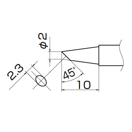 T12シリーズ こて先2BC型 長寿命タイプ