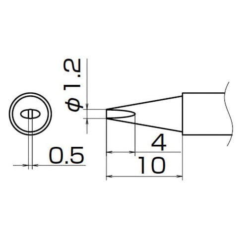 T12シリーズ こて先1.2D型 長寿命タイプ