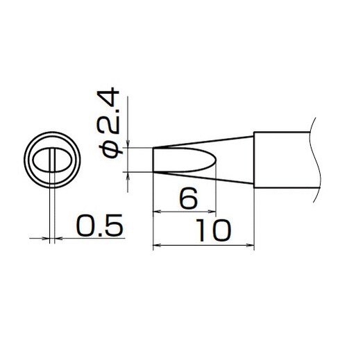 T12シリーズ こて先2.4D型 長寿命タイプ