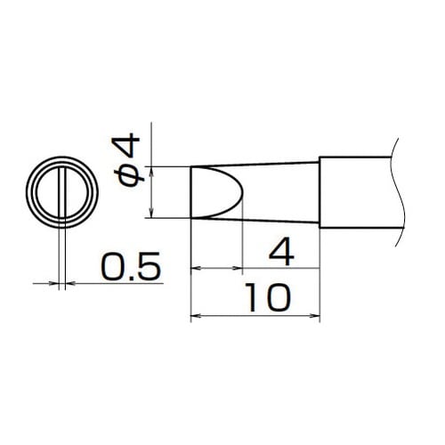 T12シリーズ こて先4D型 長寿命タイプ