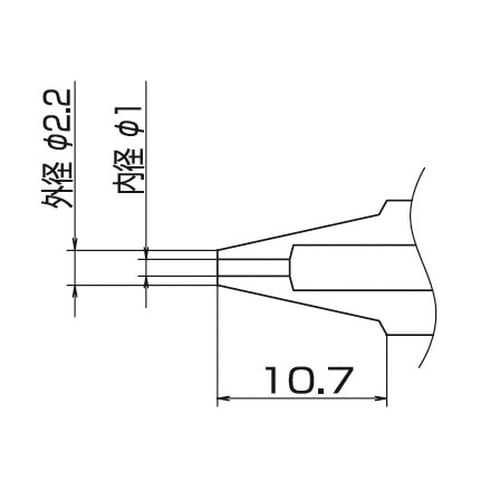 N1シリーズ FM−2024用ノズル 1.0MM