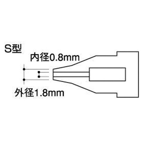 ノズル0.8MM S型
